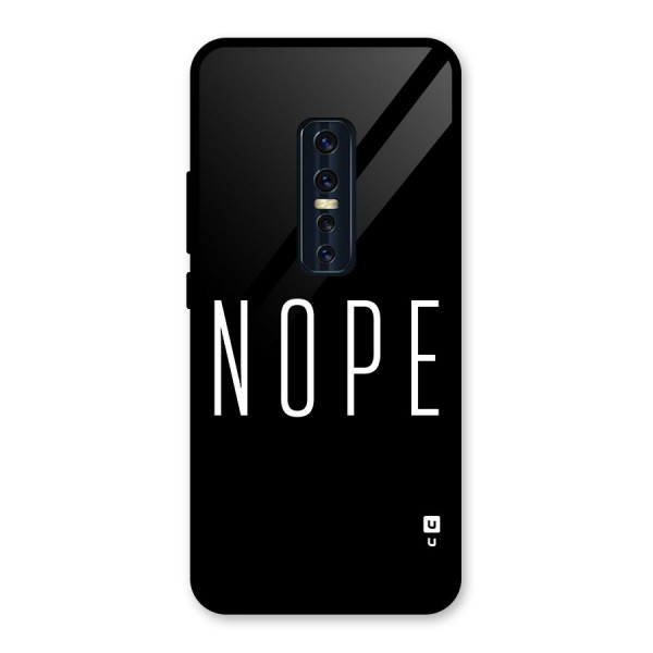 Minimalistic Nope Back Case for Vivo V17 Pro