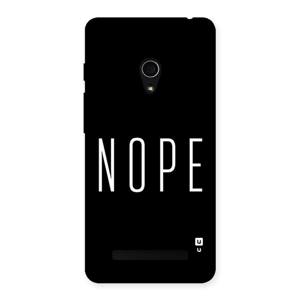 Minimalistic Nope Back Case for Zenfone 5