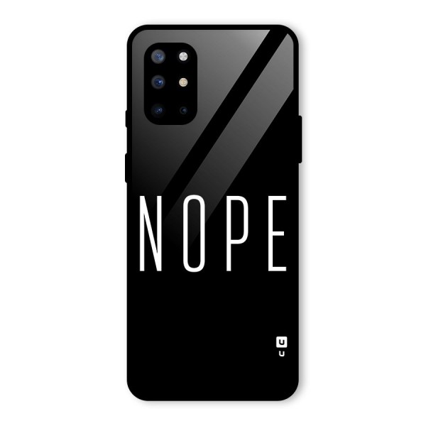 Minimalistic Nope Glass Back Case for OnePlus 8T