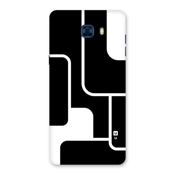 Minimalistic Shapes Back Case for Galaxy C7 Pro