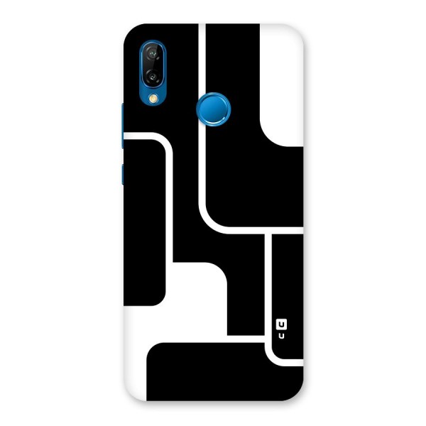 Minimalistic Shapes Back Case for Huawei P20 Lite