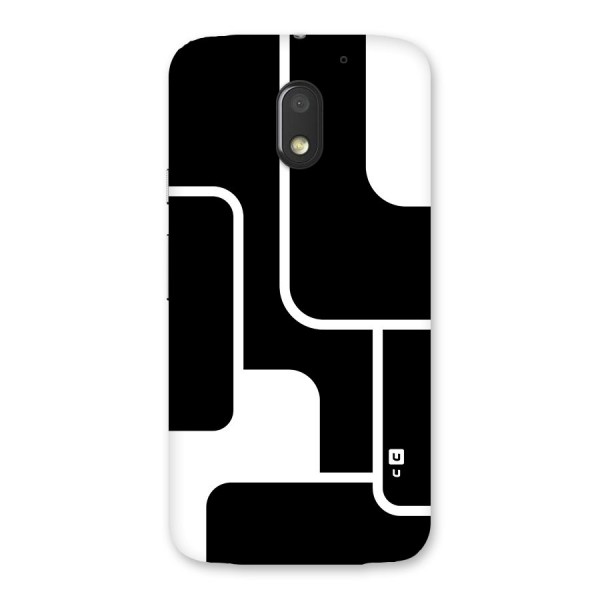 Minimalistic Shapes Back Case for Moto E3 Power