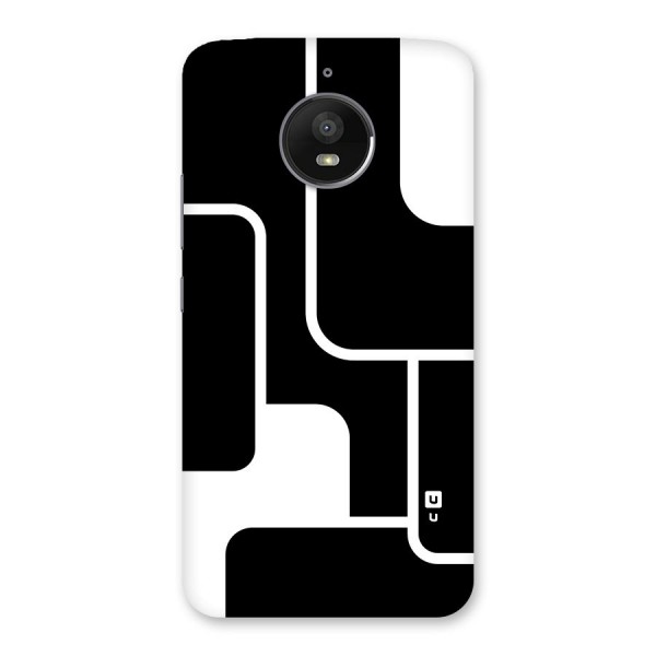 Minimalistic Shapes Back Case for Moto E4 Plus