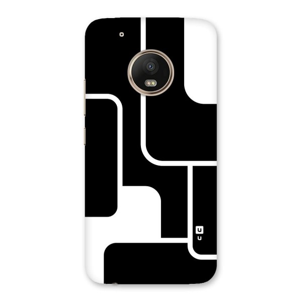 Minimalistic Shapes Back Case for Moto G5 Plus