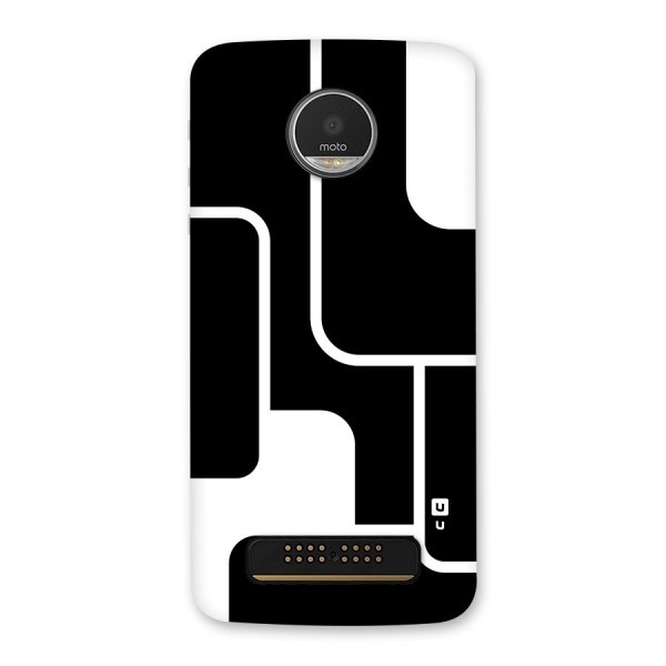 Minimalistic Shapes Back Case for Moto Z Play