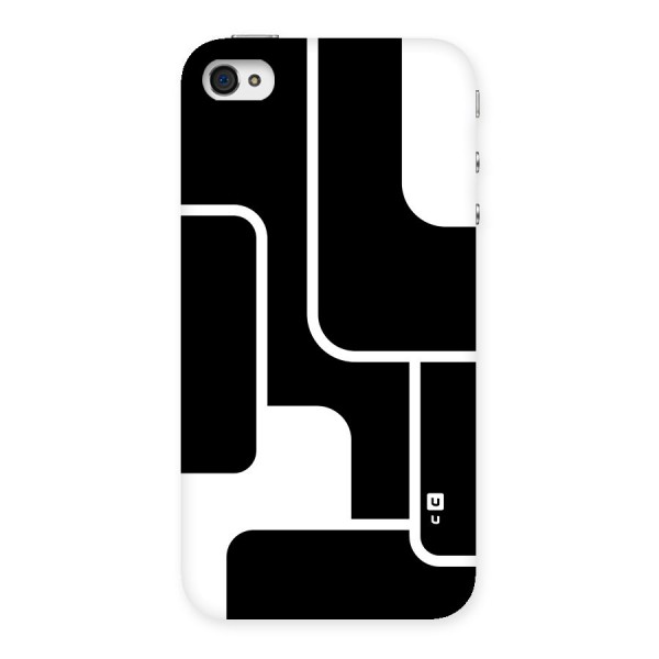 Minimalistic Shapes Back Case for iPhone 4 4s