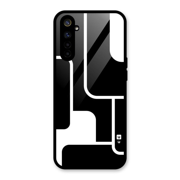 Minimalistic Shapes Glass Back Case for Realme 6