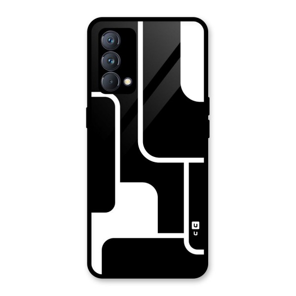 Minimalistic Shapes Glass Back Case for Realme GT Master Edition
