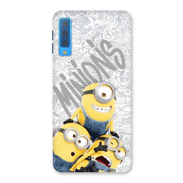 Minions Typo Back Case for Galaxy A7 (2018)