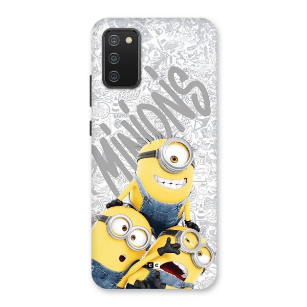 Minions Typo Back Case for Galaxy M02s