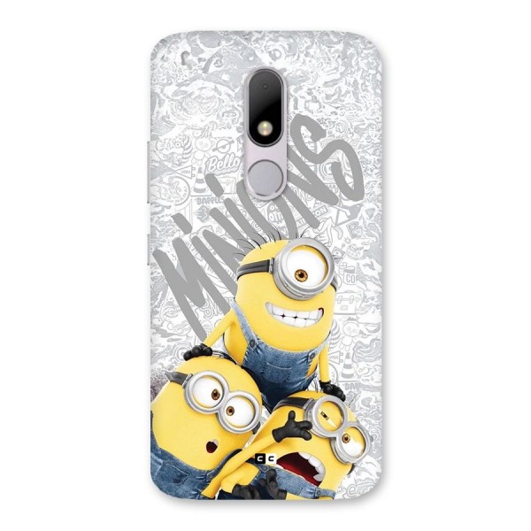 Minions Typo Back Case for Moto M