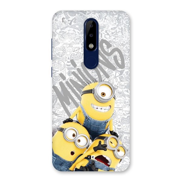 Minions Typo Back Case for Nokia 5.1 Plus