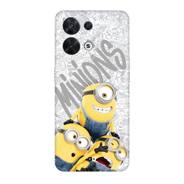 Minions Typo Back Case for Oppo Reno8 5G