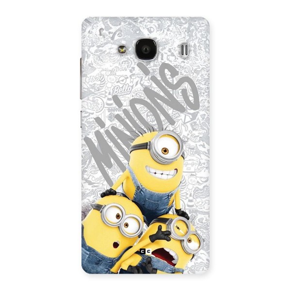 Minions Typo Back Case for Redmi 2s