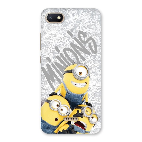 Minions Typo Back Case for Redmi 6A