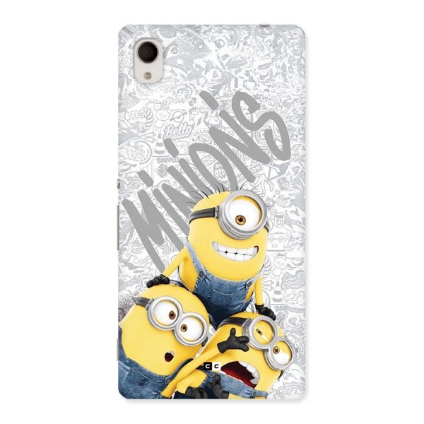 Minions Typo Back Case for Xperia M4 Aqua