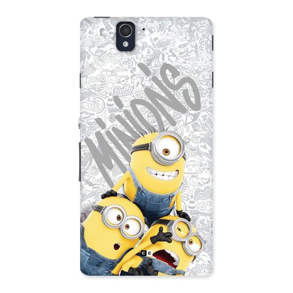 Minions Typo Back Case for Xperia Z