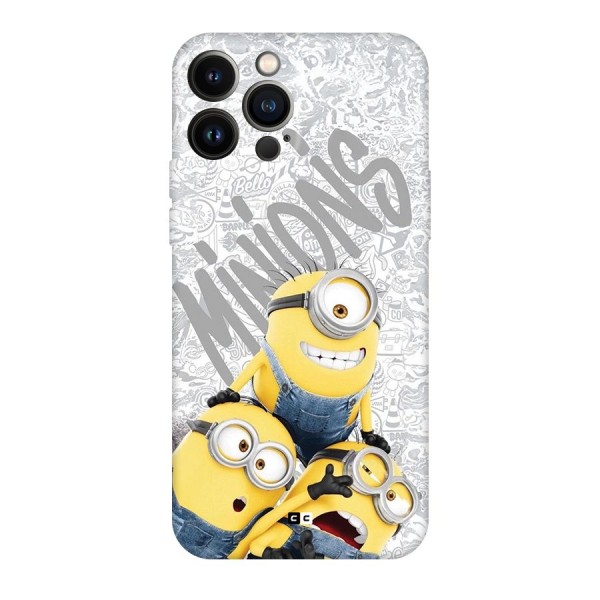 Minions Typo Back Case for iPhone 13 Pro Max