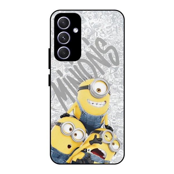 Minions Typo Metal Back Case for Galaxy A54