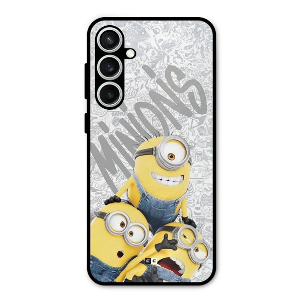 Minions Typo Metal Back Case for Galaxy S23 FE