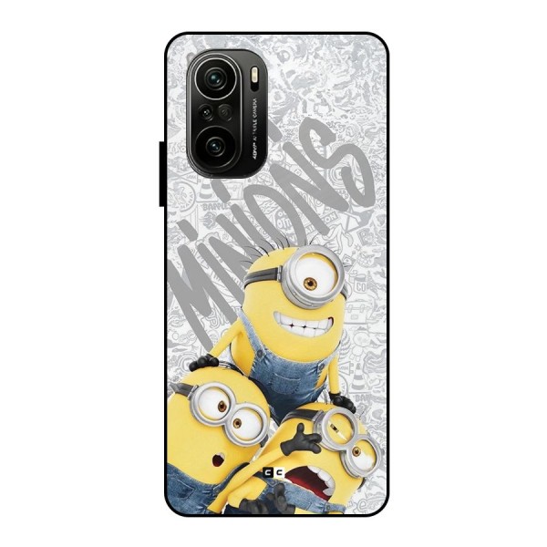 Minions Typo Metal Back Case for Mi 11x