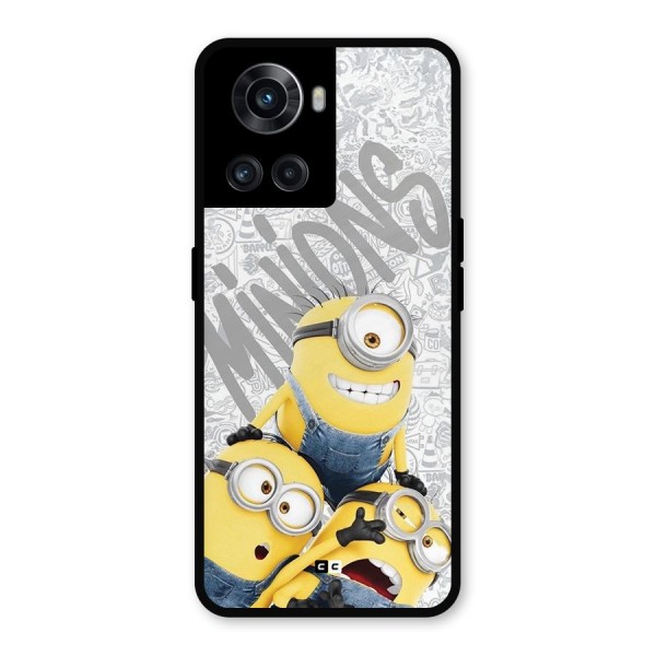 Minions Typo Metal Back Case for OnePlus 10R