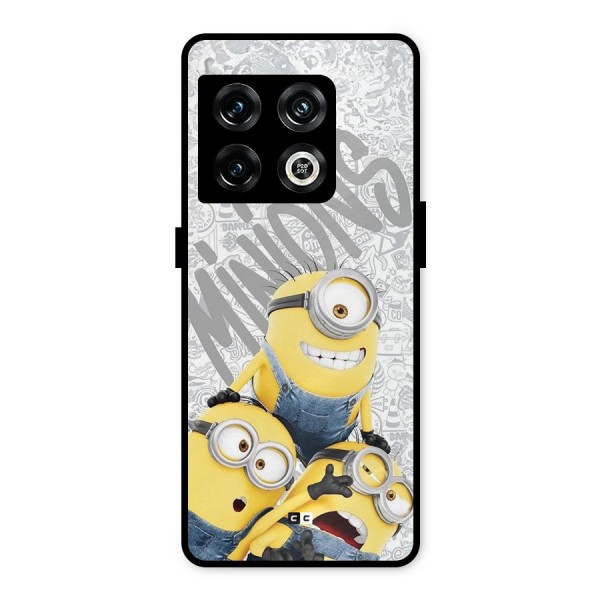 Minions Typo Metal Back Case for OnePlus 10 Pro 5G