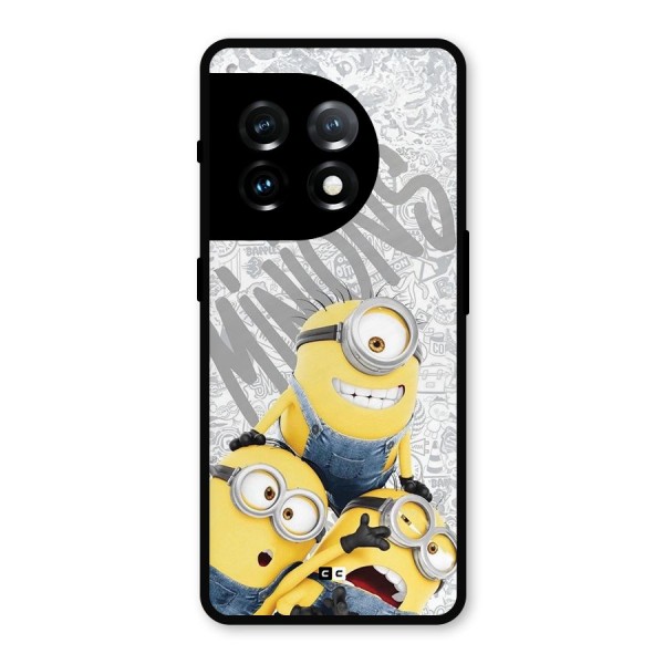 Minions Typo Metal Back Case for OnePlus 11