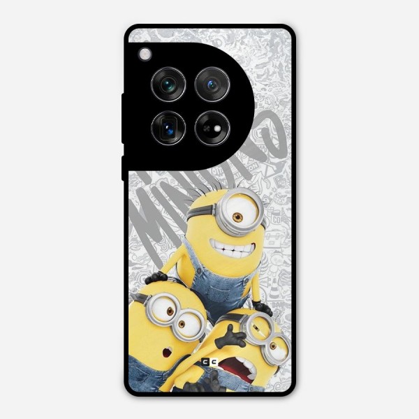 Minions Typo Metal Back Case for OnePlus 12