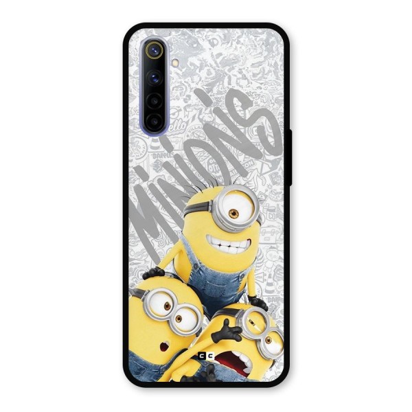 Minions Typo Metal Back Case for Realme 6i