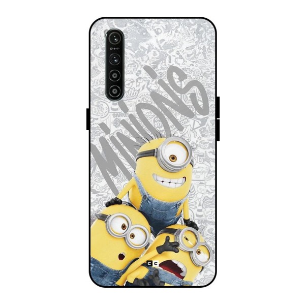 Minions Typo Metal Back Case for Realme XT