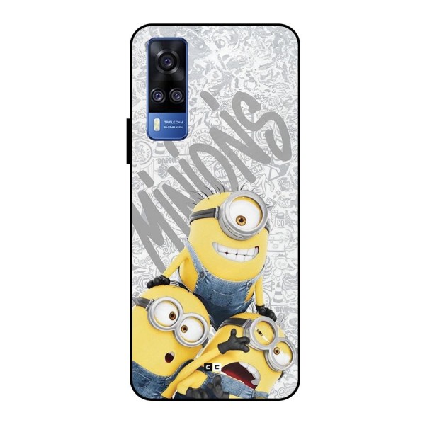 Minions Typo Metal Back Case for Vivo Y51