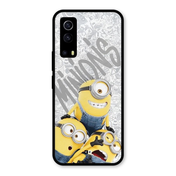 Minions Typo Metal Back Case for iQOO Z3