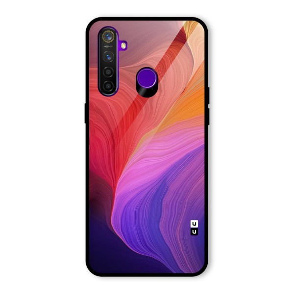 Modern Colors Mix Glass Back Case for Realme 5 Pro