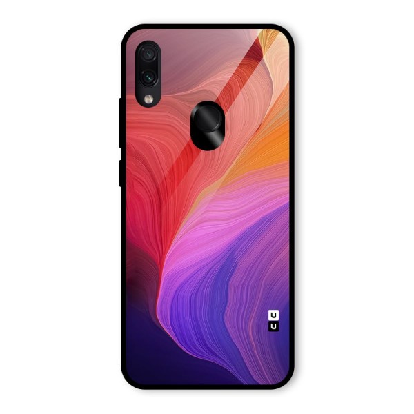 Modern Colors Mix Glass Back Case for Redmi Note 7S