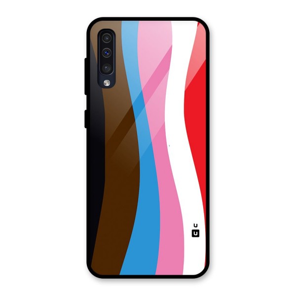 Modern Curves Glass Back Case for Galaxy A50s