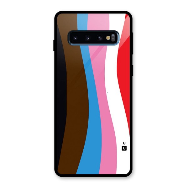 Modern Curves Glass Back Case for Galaxy S10