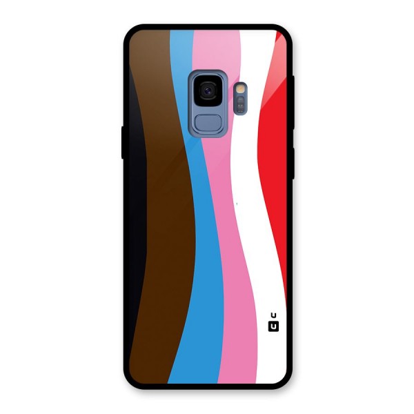 Modern Curves Glass Back Case for Galaxy S9