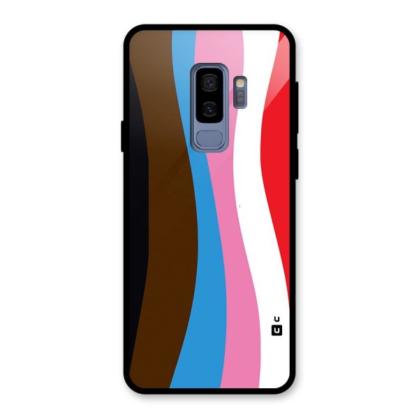 Modern Curves Glass Back Case for Galaxy S9 Plus