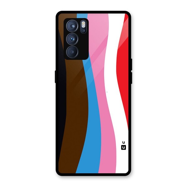 Modern Curves Glass Back Case for Oppo Reno6 Pro 5G