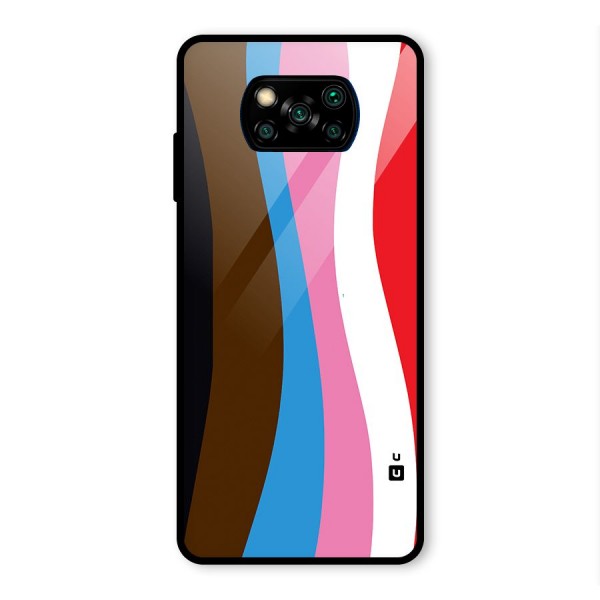 Modern Curves Glass Back Case for Poco X3 Pro