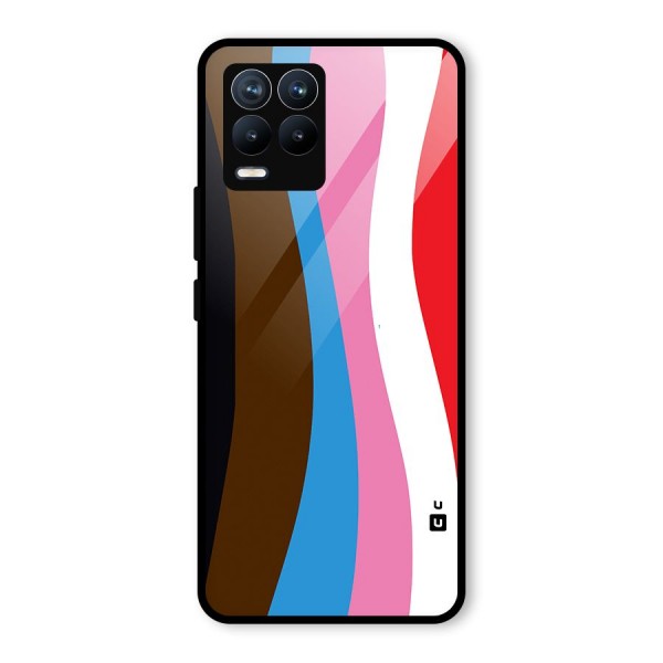 Modern Curves Glass Back Case for Realme 8