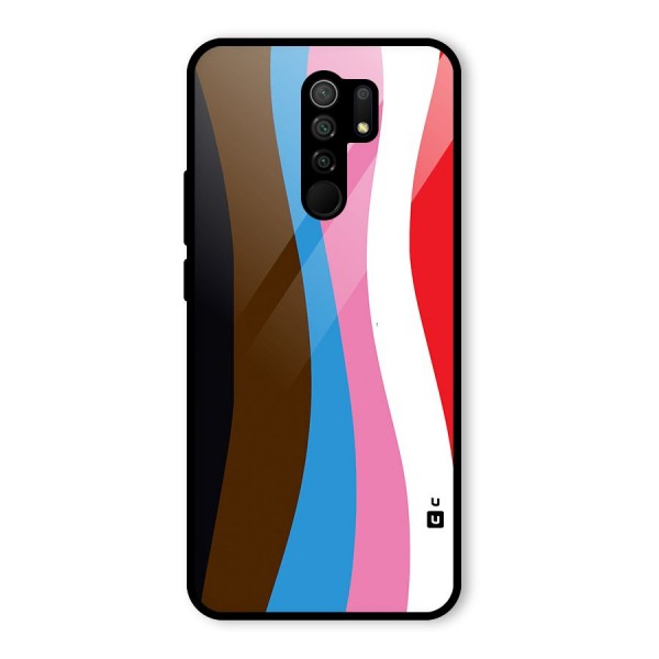 Modern Curves Glass Back Case for Redmi 9 Prime