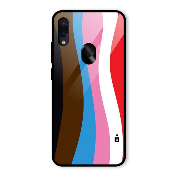 Modern Curves Glass Back Case for Redmi Note 7