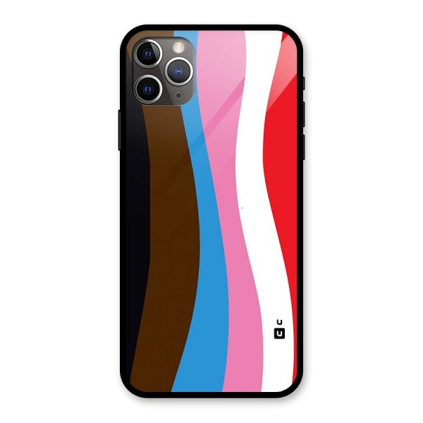 Modern Curves Glass Back Case for iPhone 11 Pro Max