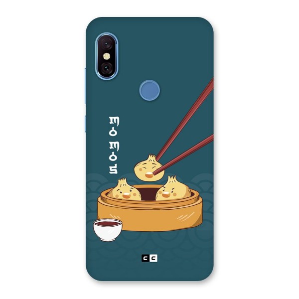 Momos Lover Back Case for Redmi Note 6 Pro