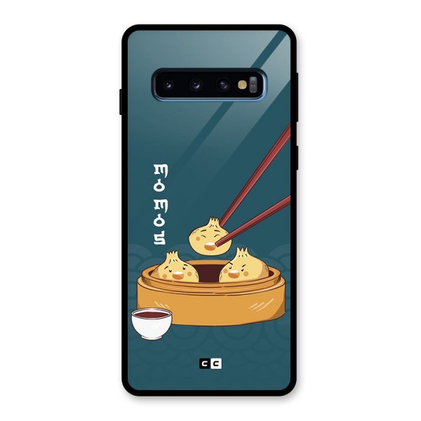 Momos Lover Glass Back Case for Galaxy S10