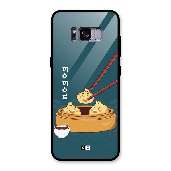 Momos Lover Glass Back Case for Galaxy S8