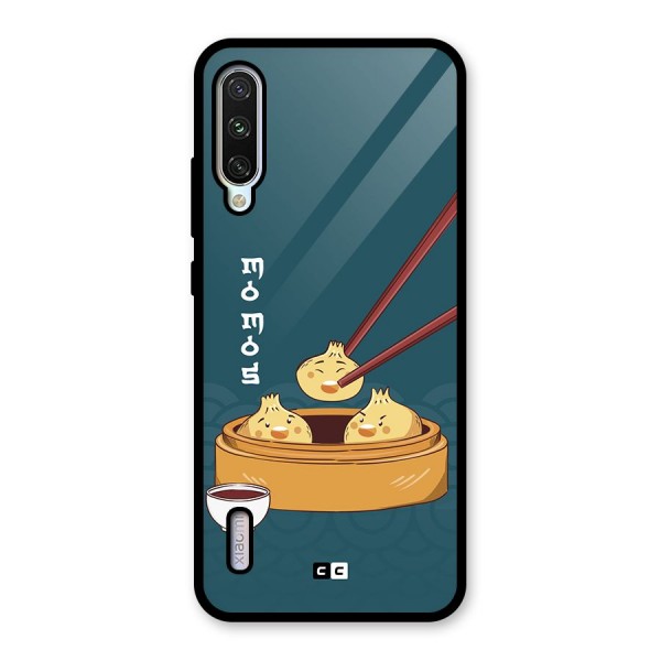 Momos Lover Glass Back Case for Mi A3