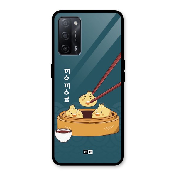 Momos Lover Glass Back Case for Oppo A53s 5G